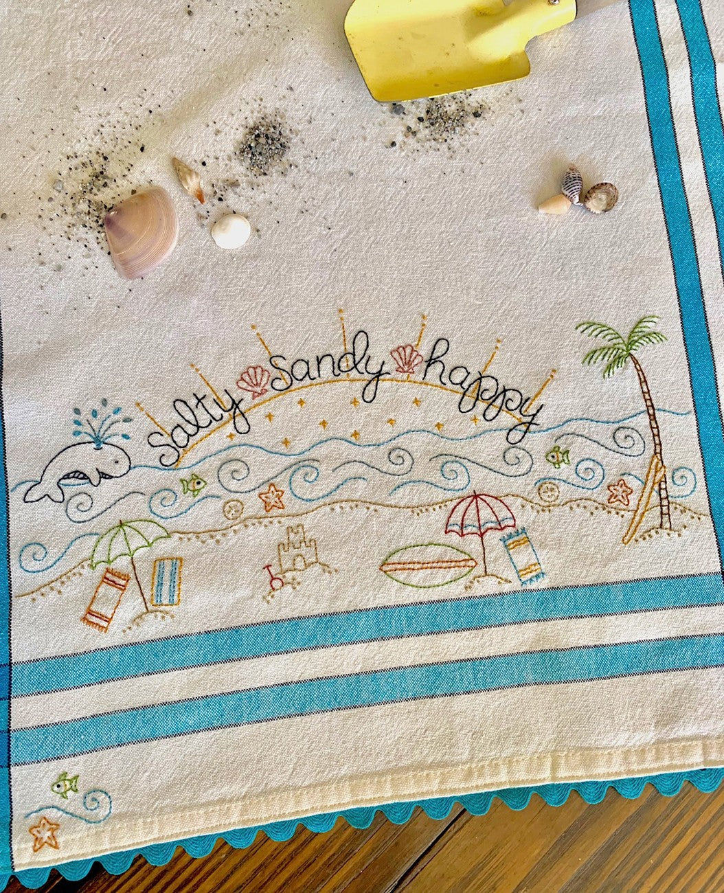 Salty Sandy Happy Dishtowel Kit # BR269K - Special Order - Expected 11-1-24