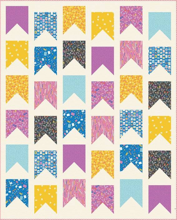 Salutations by Rashida Coleman-Hale - Bookmarks Quilt Kit