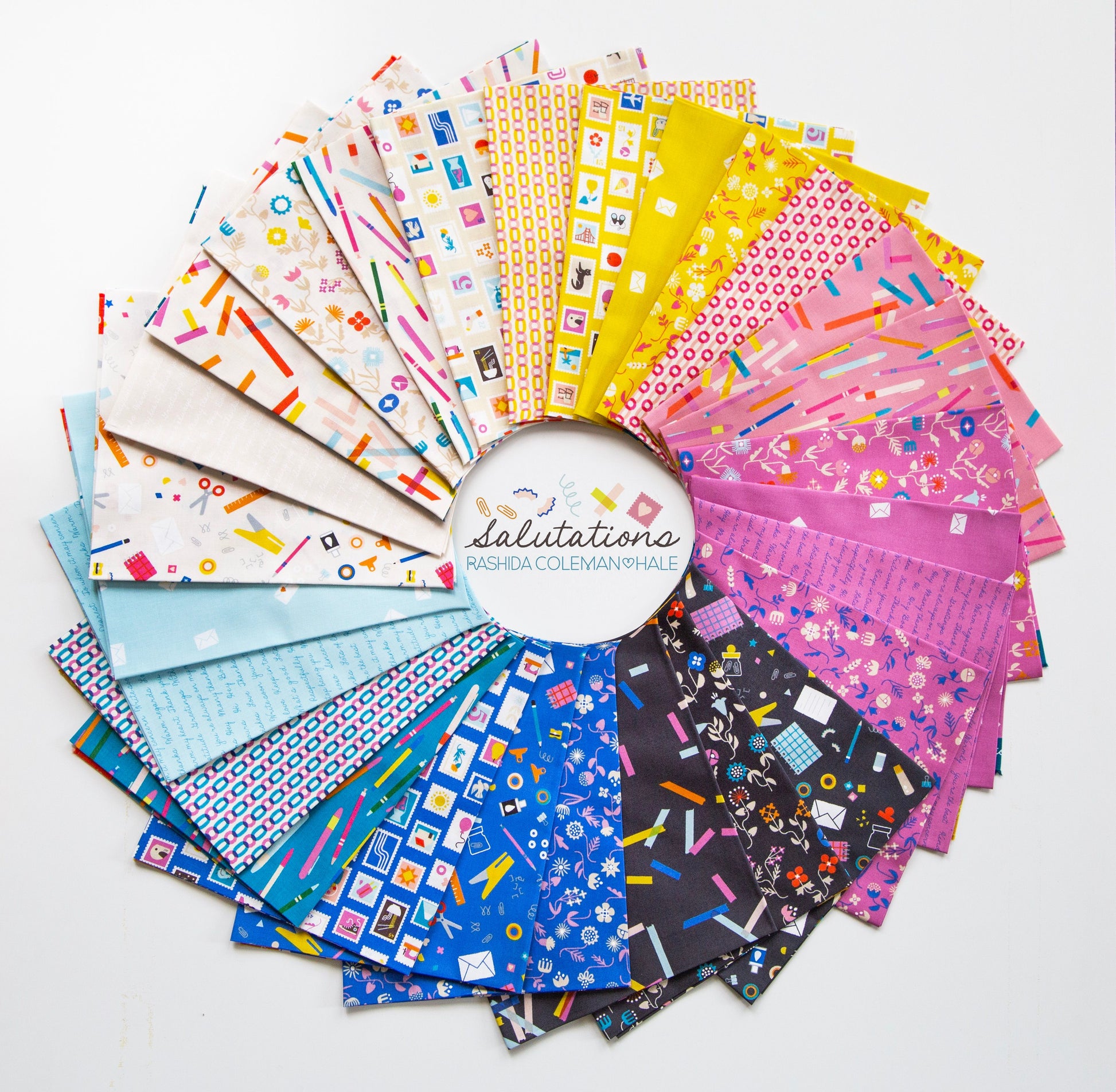 Salutations by Rashida Coleman-Hale - Charm Pack