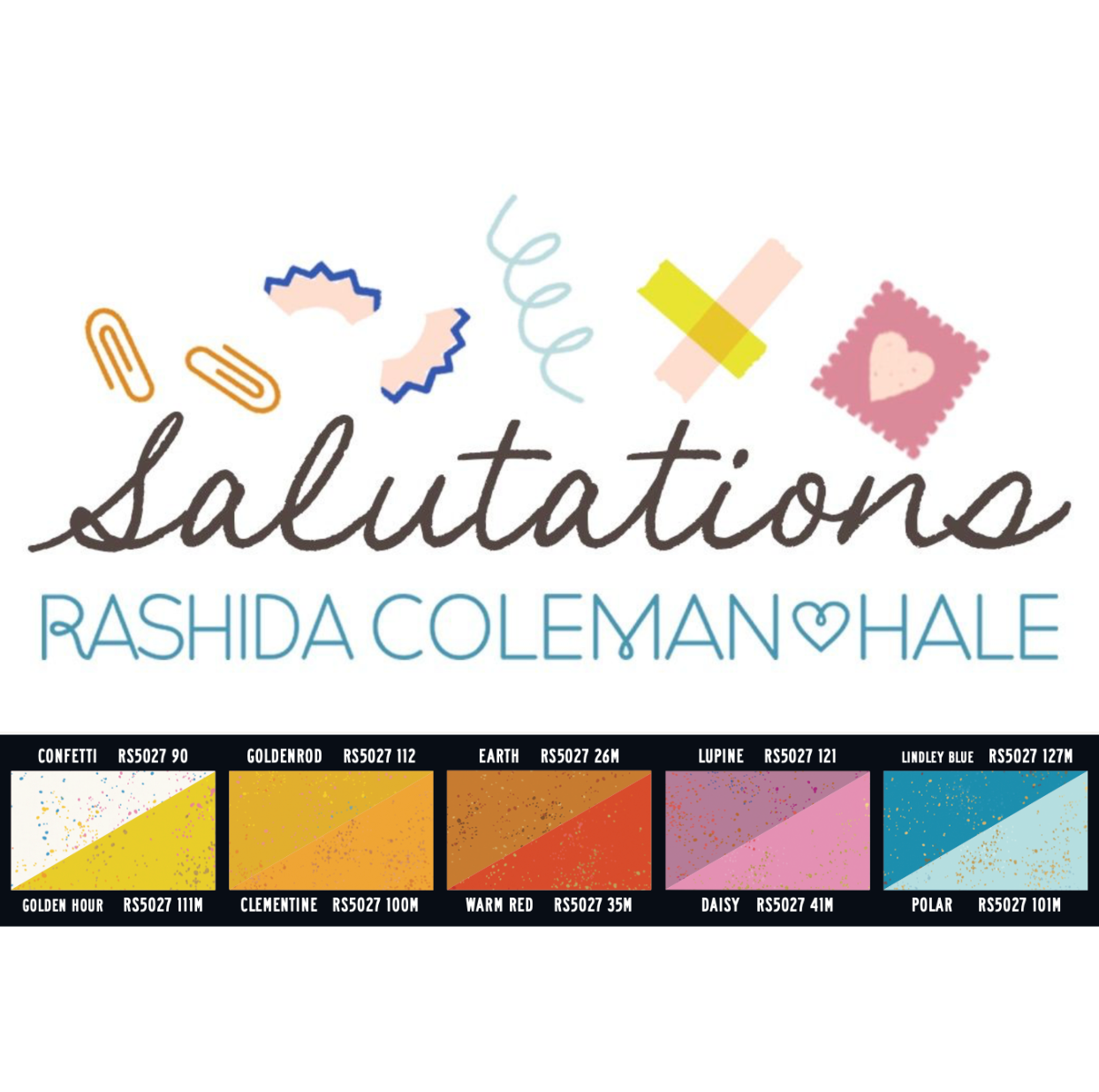 Salutations by Rashida Coleman-Hale - Coordinating Fabric Bundles