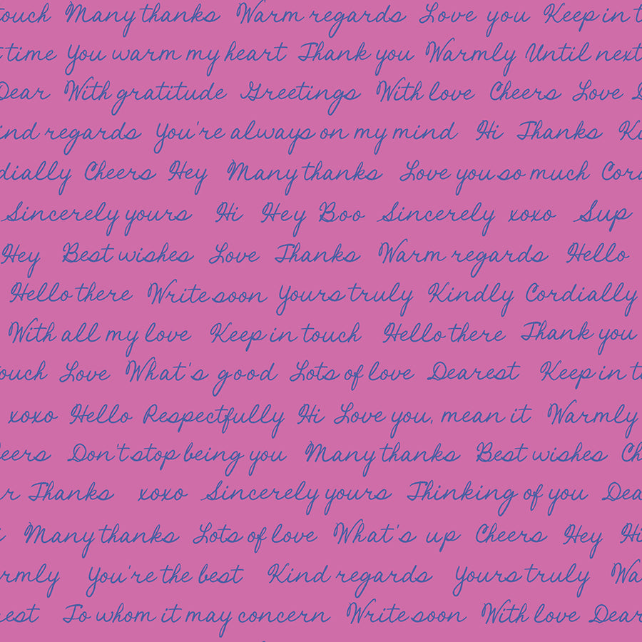 Salutations by Rashida Coleman-Hale - Heliotrope RS1096 15