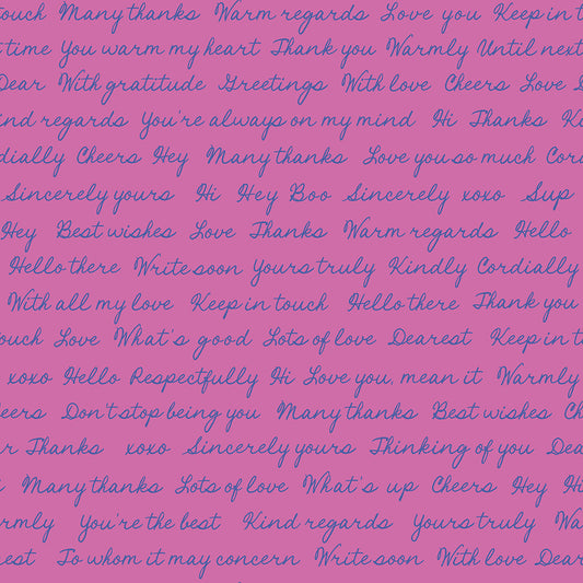 Salutations by Rashida Coleman-Hale - Heliotrope RS1096 15