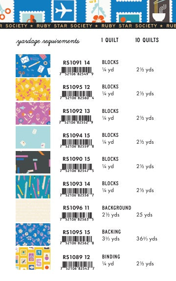 Salutations by Rashida Coleman-Hale - Love You, Mean It Quilt Kit - 1 Left!