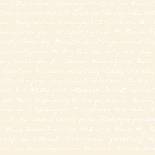 Salutations by Rashida Coleman-Hale - Natural RS1096 11