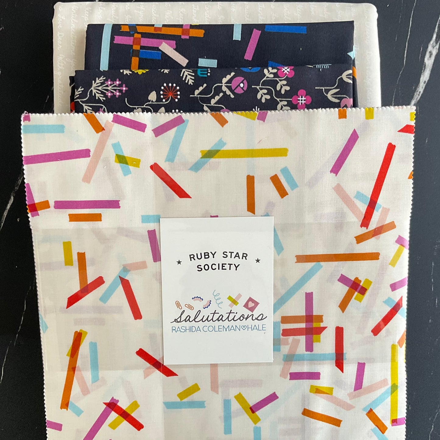 Salutations by Rashida Coleman-Hale - Tiny House Quilt Kit
