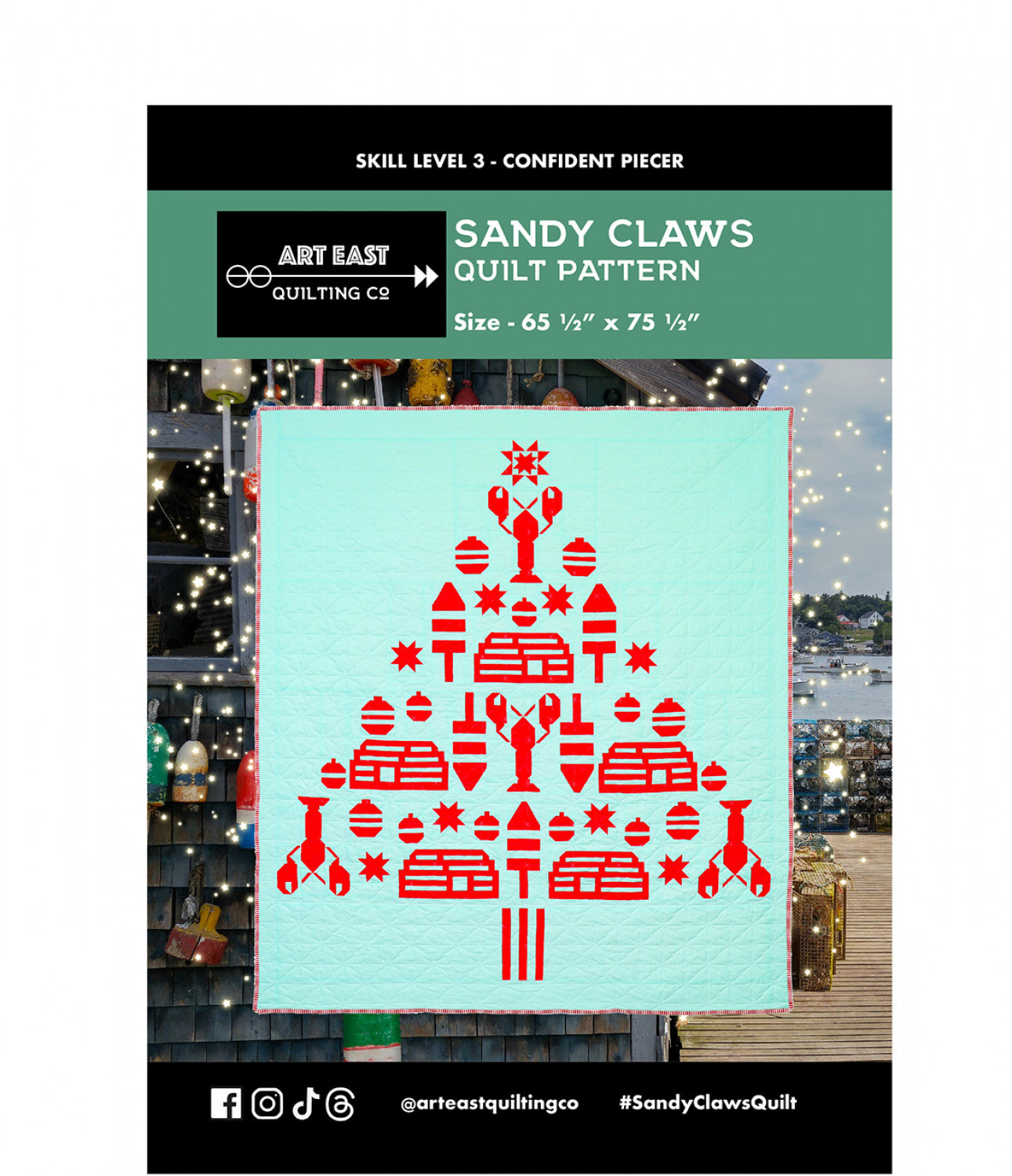 Sandy Claws Quilt Pattern # AESC0924 - Special Order