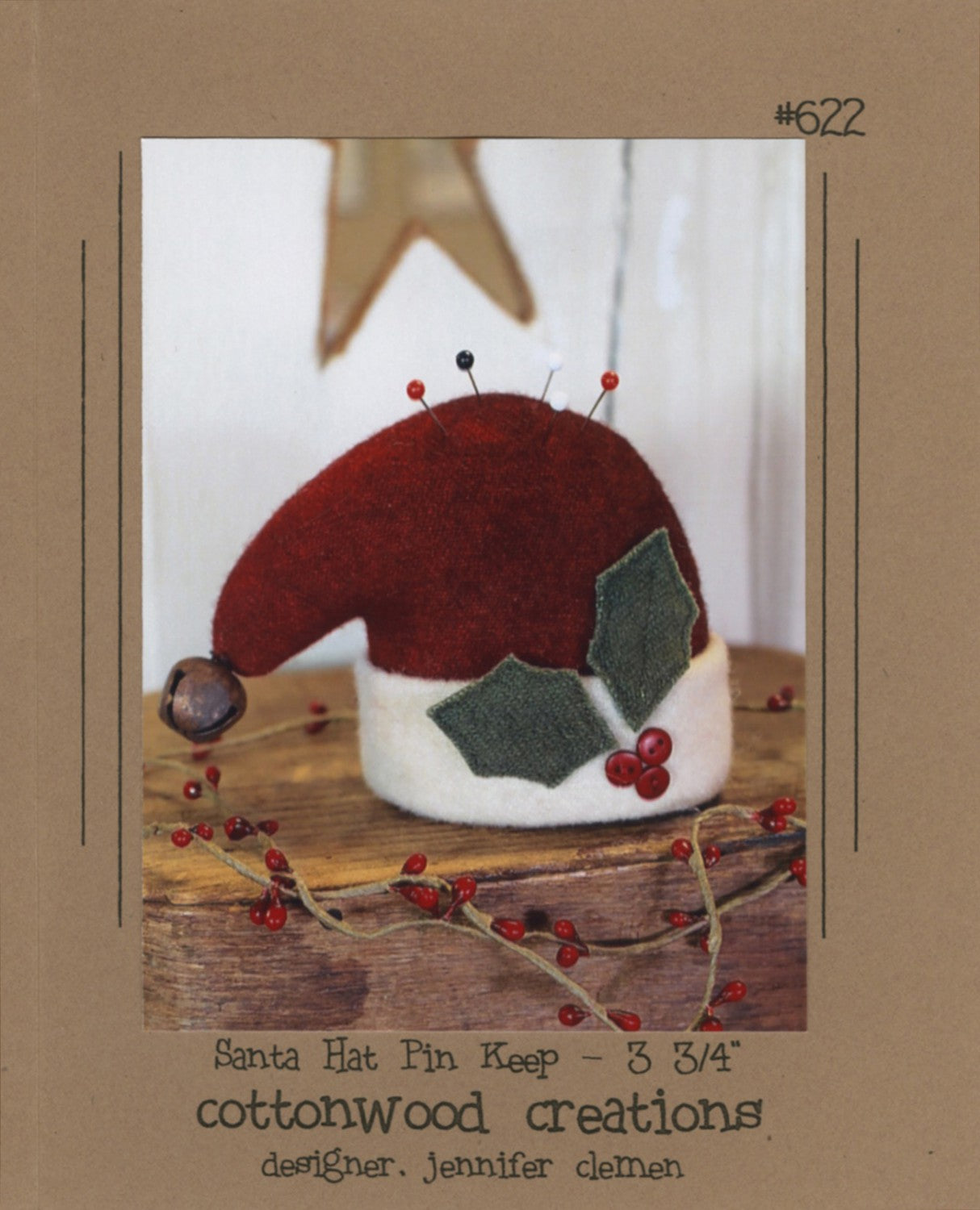 Santa Hat Pin Keep # CWC622 - Special Order