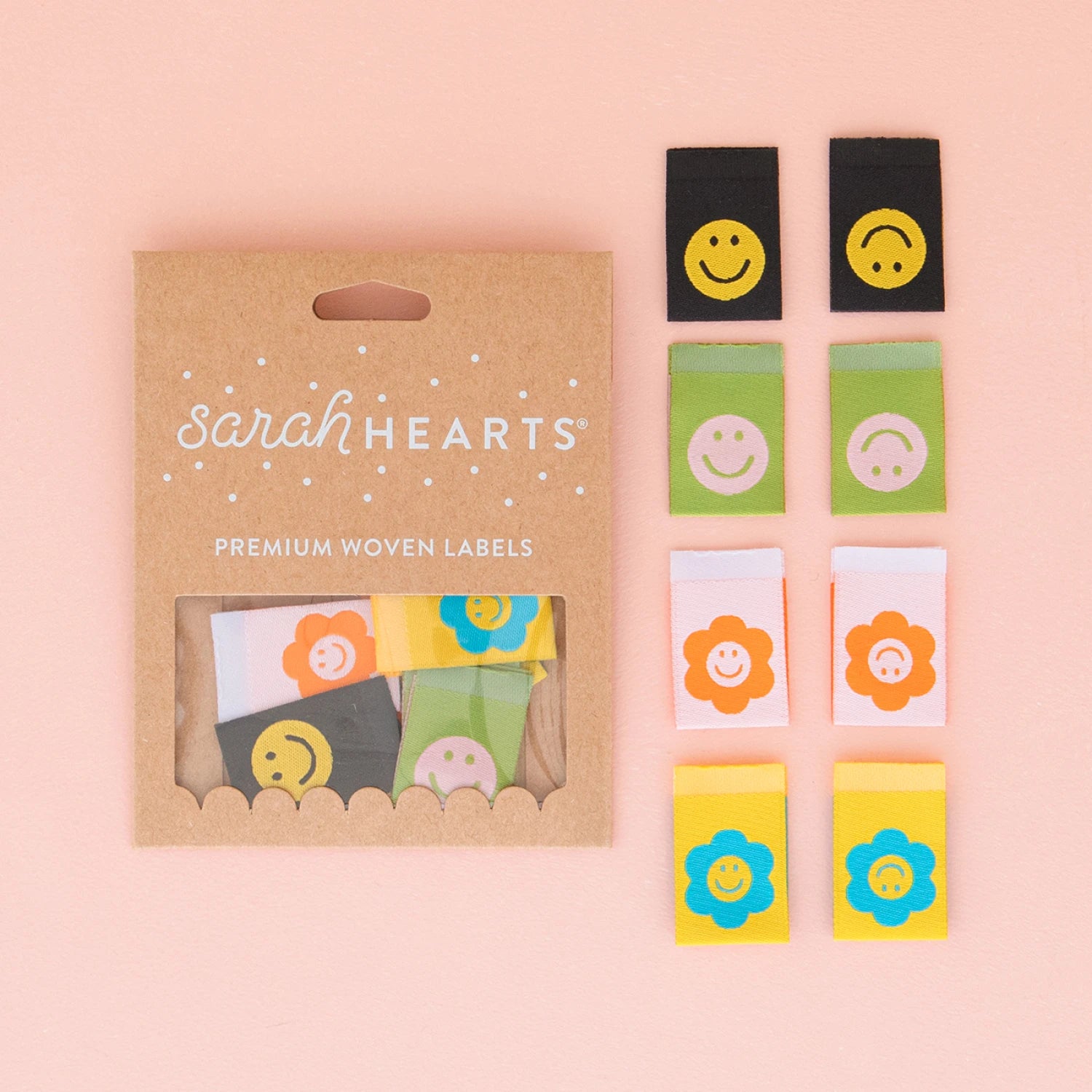 Sarah Hearts Labels : Smiley Multipack # SH-LP210