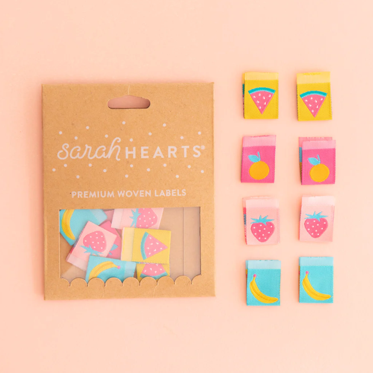 Sarah Hearts Labels : Summer Fruits Multipack