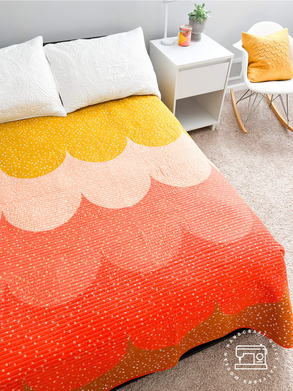 Scallop Quilt Pattern by Modern Handcraft