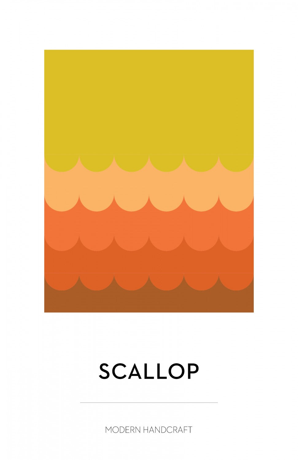 Scallop Quilt Pattern by Modern Handcraft