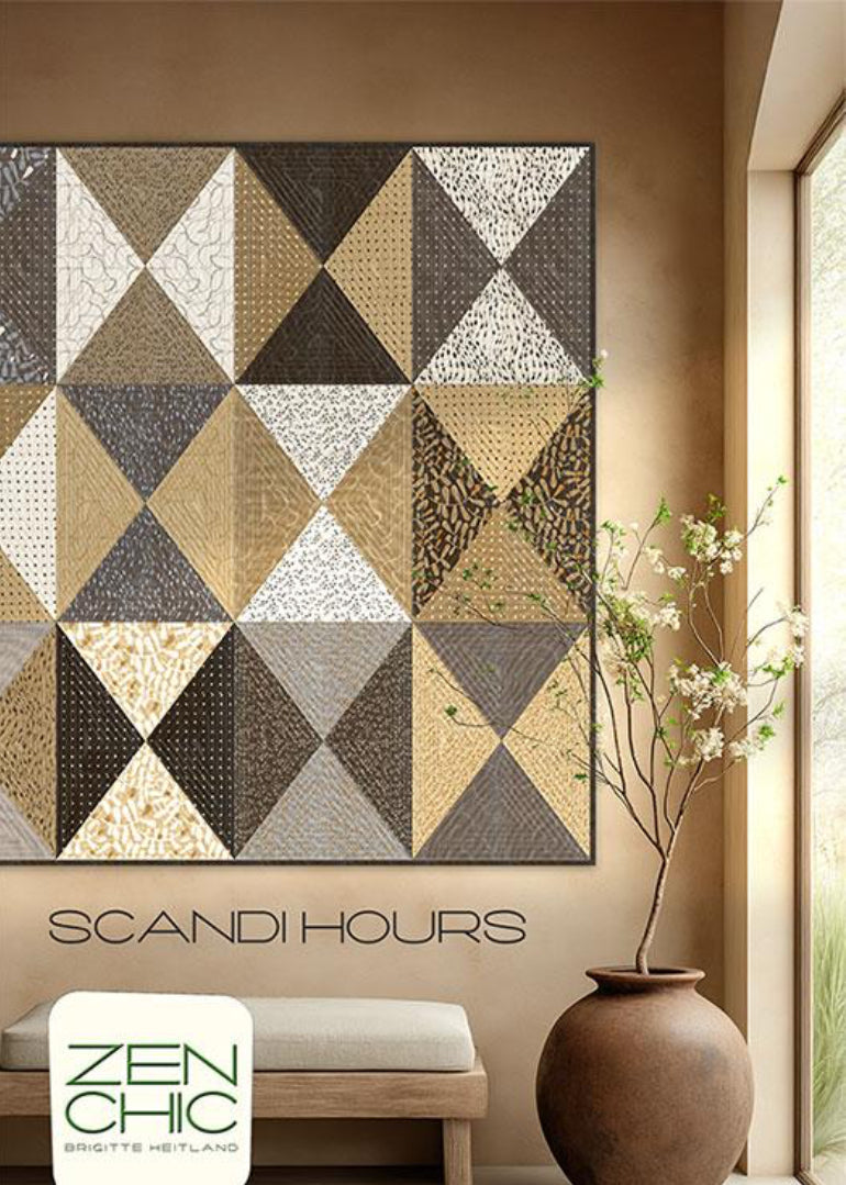 Scandi Hours Quilt Pattern by Zen Chic