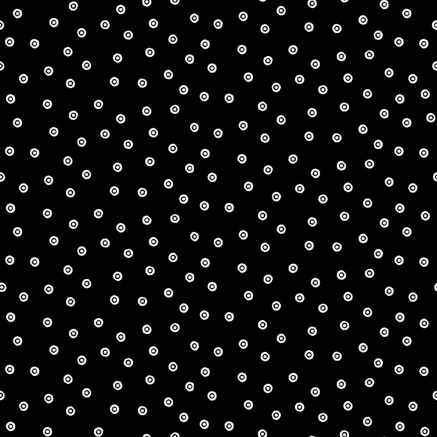 Scary Scraps by J. Wecker-Frisch : Dress Dots Black C17609-BLACK