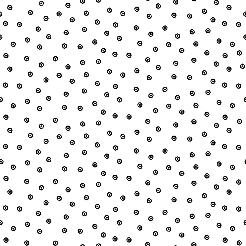 Scary Scraps by J. Wecker-Frisch : Dress Dots White C17609-WHITE