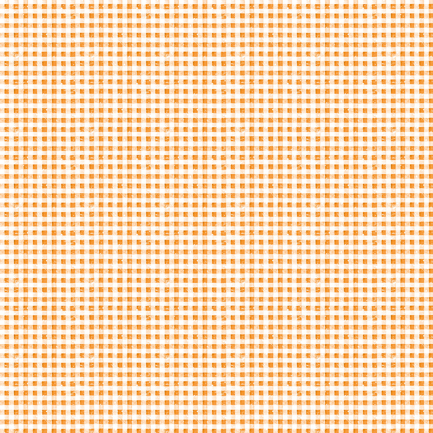 Scary Scraps by J. Wecker-Frisch : Faded Gingham Pumpkin C17614-PUMPKIN