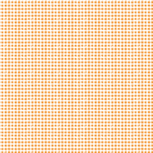 Scary Scraps by J. Wecker-Frisch : Faded Gingham Pumpkin C17614-PUMPKIN