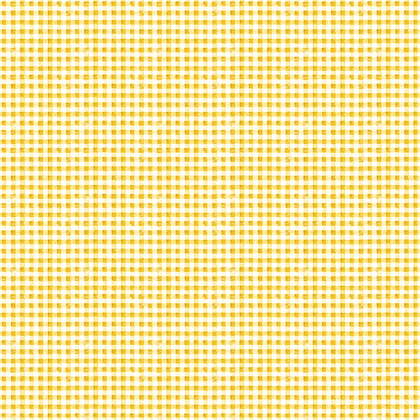 Scary Scraps by J. Wecker-Frisch : Faded Gingham Yellow C17614-YELLOW