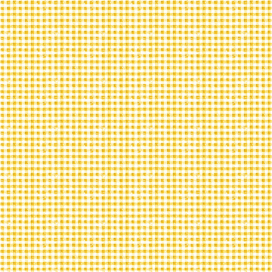 Scary Scraps by J. Wecker-Frisch : Faded Gingham Yellow C17614-YELLOW