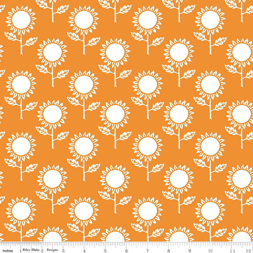 Scary Scraps by J. Wecker-Frisch : Fall Fields Orange C17612-ORANGE