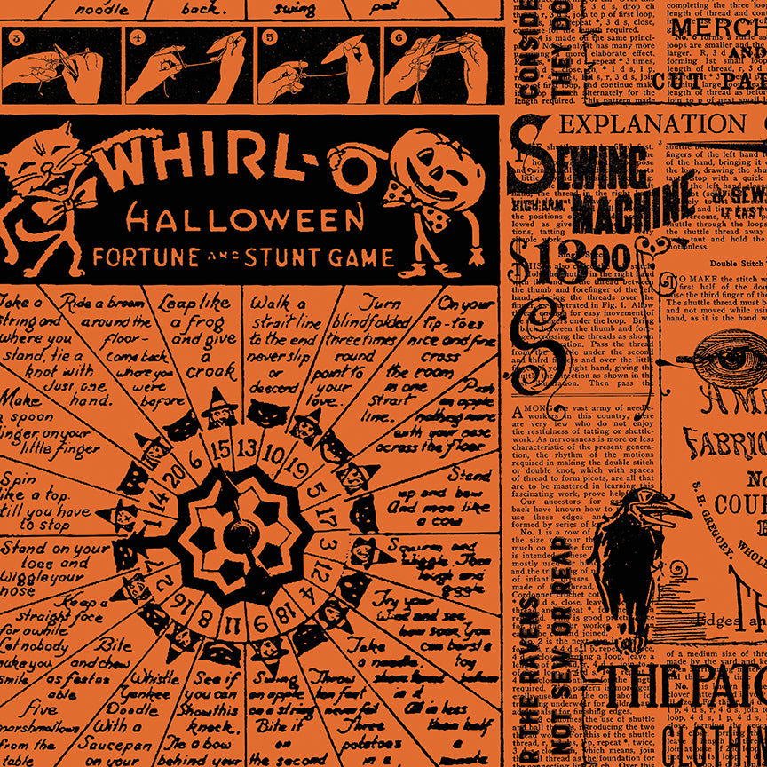 Scary Scraps by J. Wecker-Frisch : Halloween Games Text Black C17606-BLACK