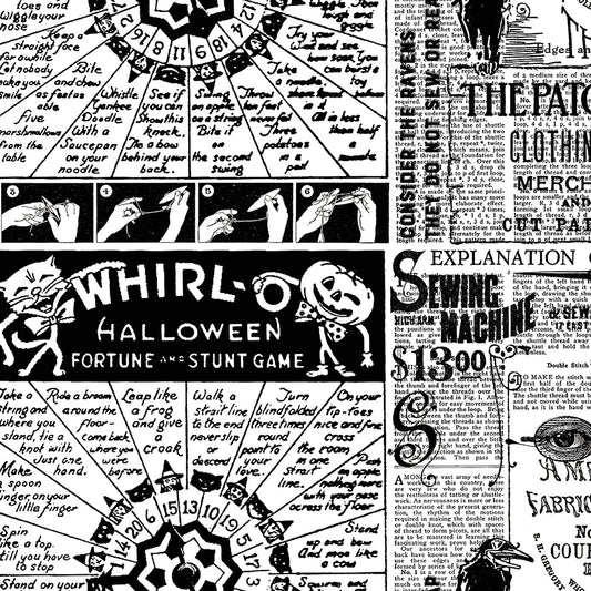 Scary Scraps by J. Wecker-Frisch : Halloween Games Text White C17606-WHITE