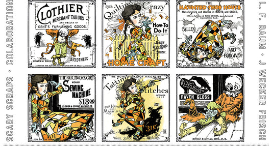 Scary Scraps by J. Wecker-Frisch : Patch Panel PD17601-PANEL