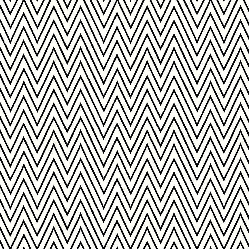 Scary Scraps by J. Wecker-Frisch : Shocking Chevron White C17610-WHITE