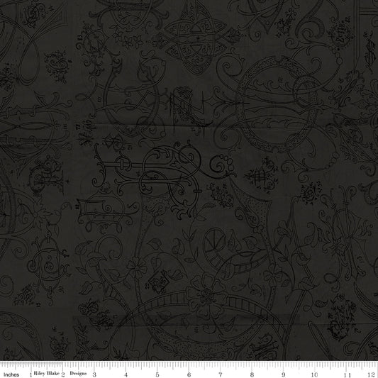 Scary Scraps by J. Wecker-Frisch : Stitches Black C17611-BLACK