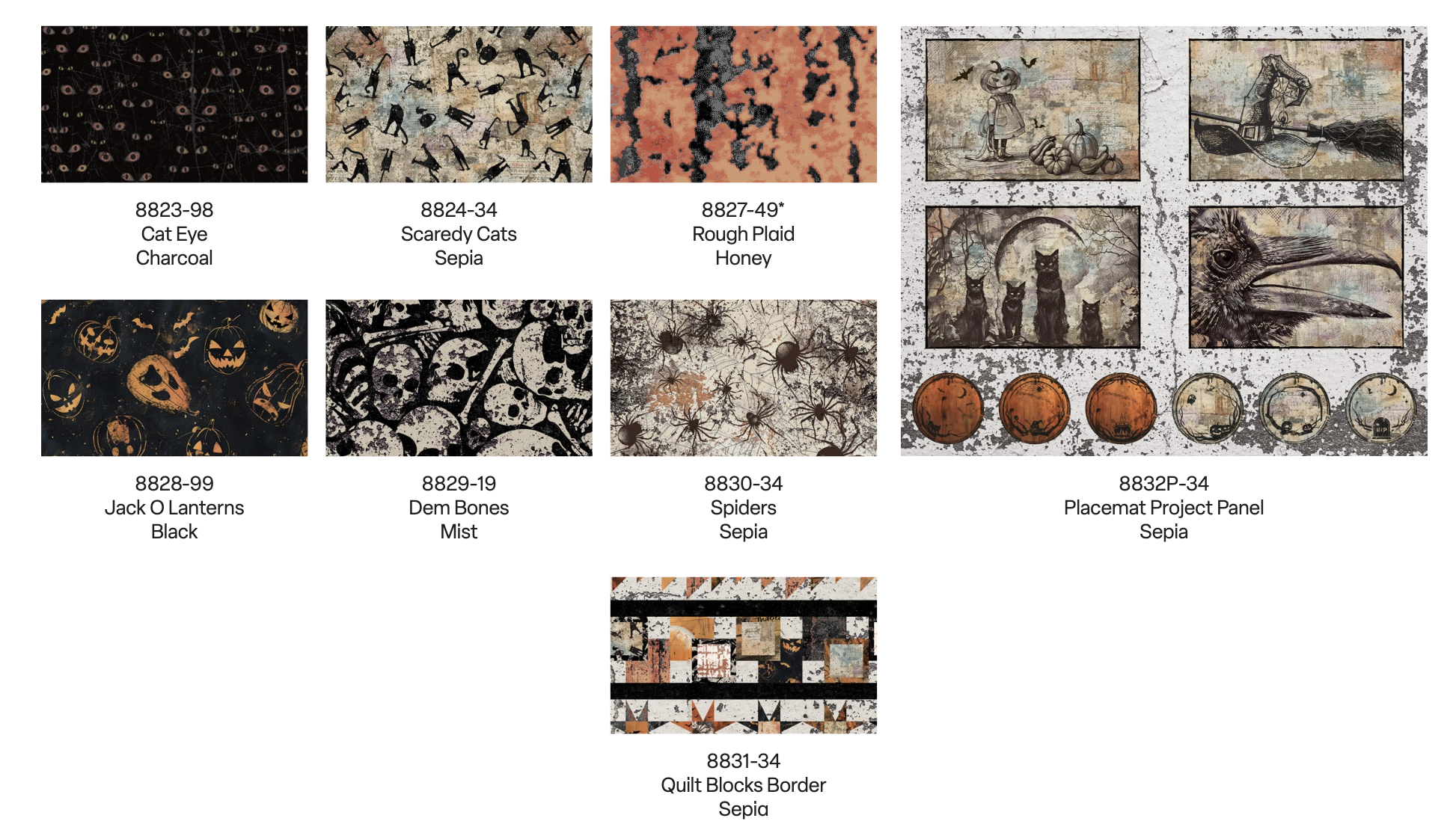 Scary Spice by Funny Girl Design : Postcards Quilt Kit