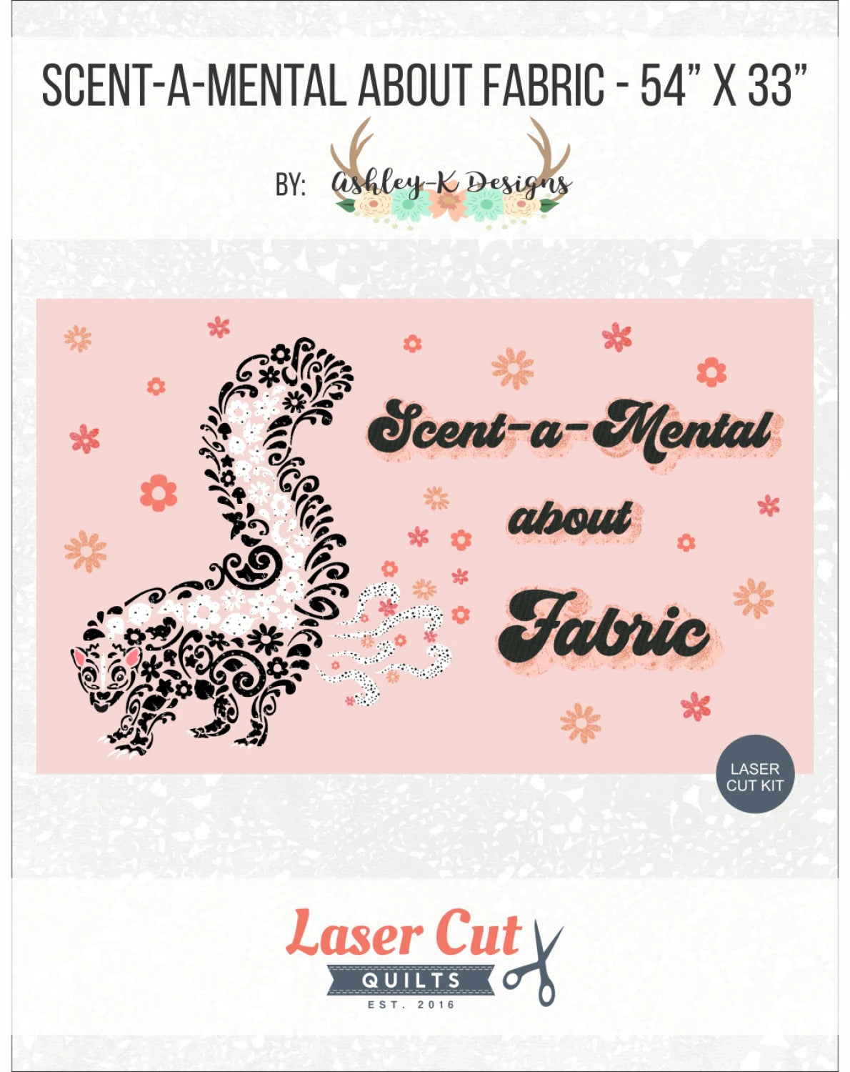 Scent-A-Mental About Fabric # LCQF897969 - Kit - Special Order