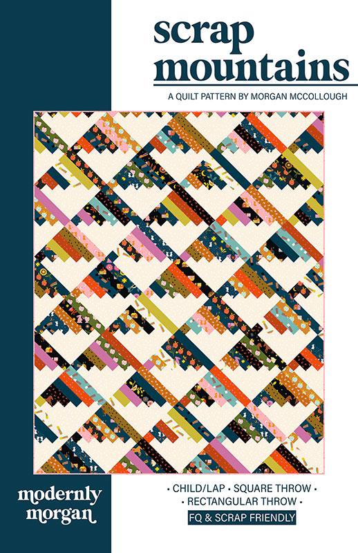 Scrap Mountains Quilt Pattern by Modernly Morgan