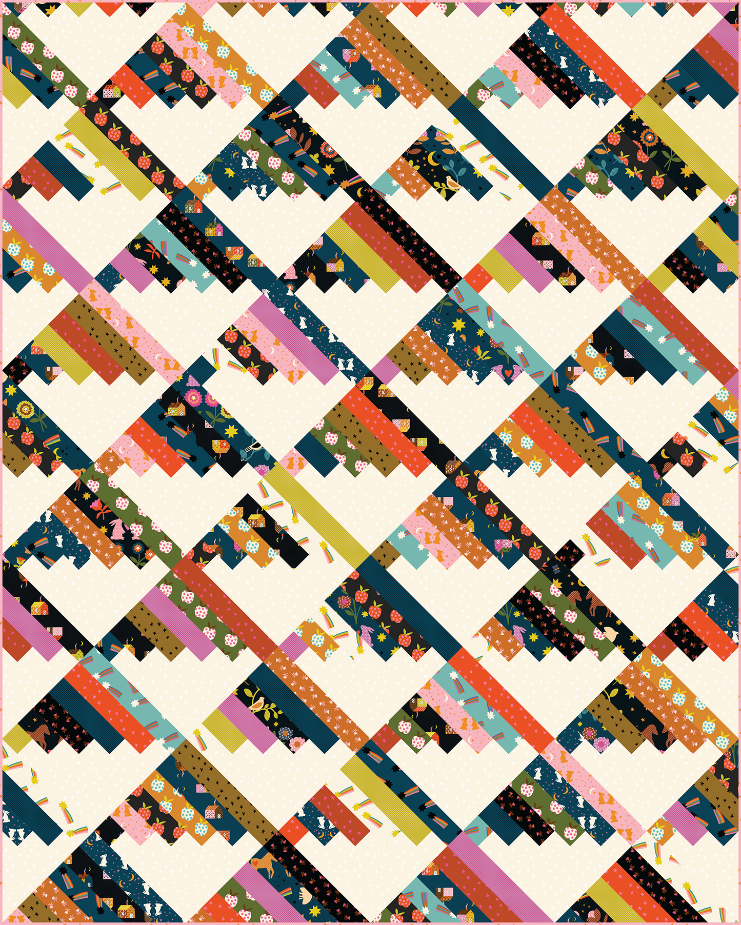 Mystic Fable by Alexia Abegg : Scrap Mountains Quilt Kit