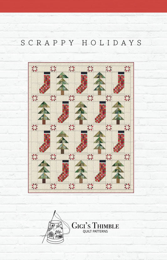 Scrappy Holidays Quilt Pattern by Gigi's Thimble