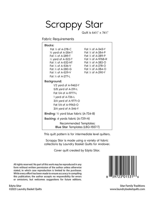 Scrappy Star # LBQ-1531-P - Special Order