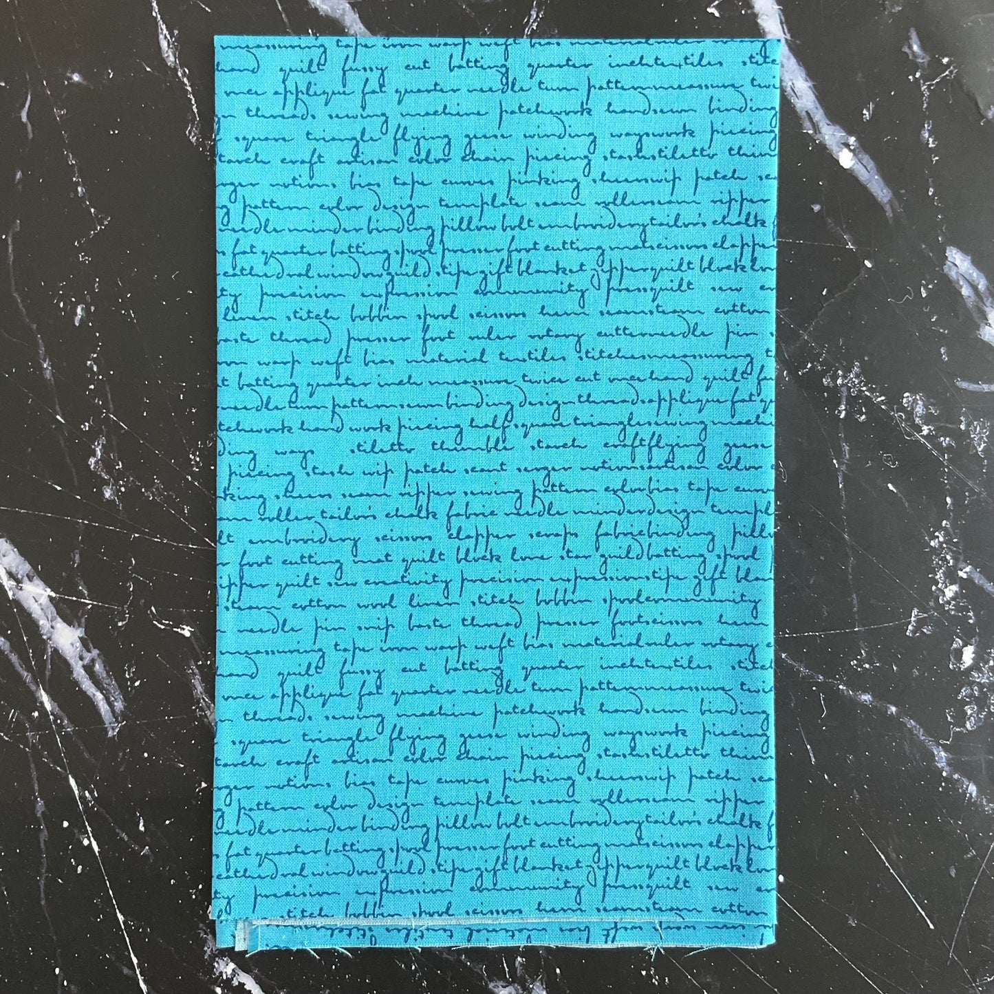 Scrawl by Giucy Giuce : Quilty Words Blue Howlite A-1214-B