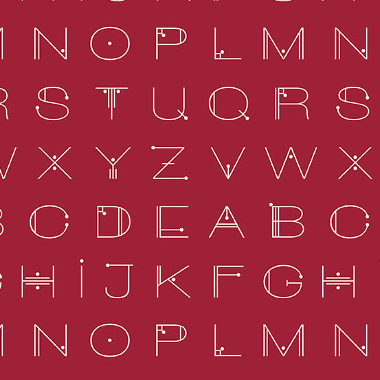 Scrawl by Giucy Giuce : Deco Letters Crimson A-1217-R
