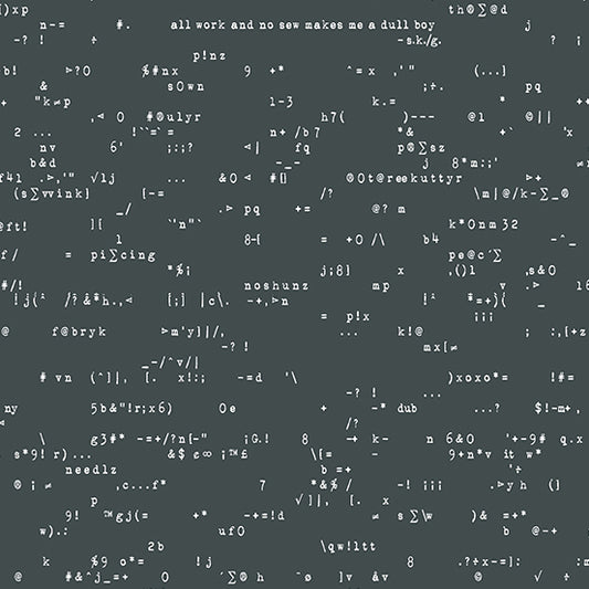 Scrawl by Giucy Giuce : Punc. Anthracite A-1215-C