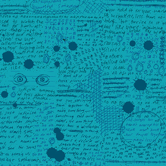 Scrawl by Giucy Giuce : Rant Cerulean A-456-T