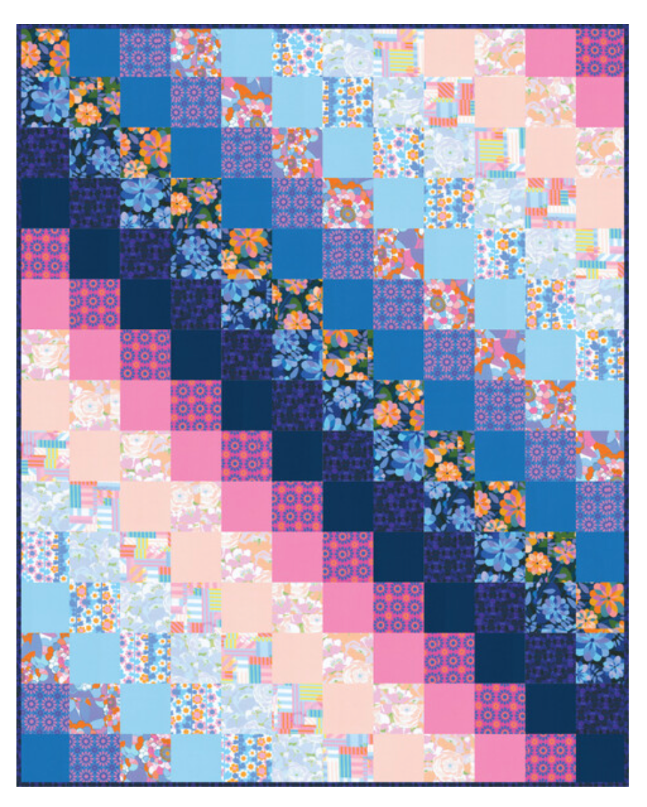 Fading Fat Quarters Free Quilt Pattern featuring Florista by Wishwell