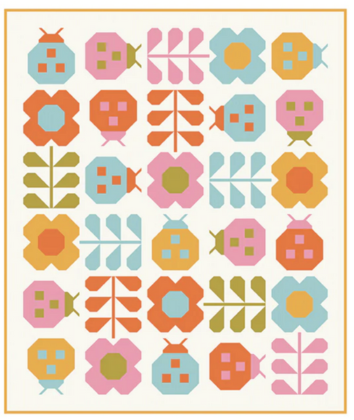 Hello Spring Quilt Kit Featuring Pure Solids by Art Gallery Fabrics - Several Color Ways Available