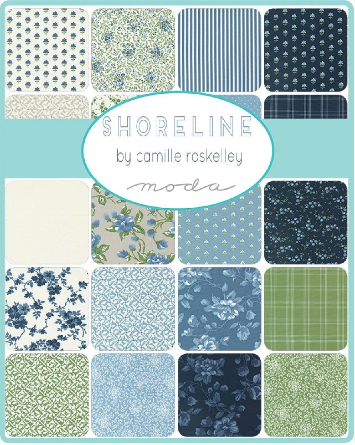 Shoreline! by Camille Roskelley : Charm Pack