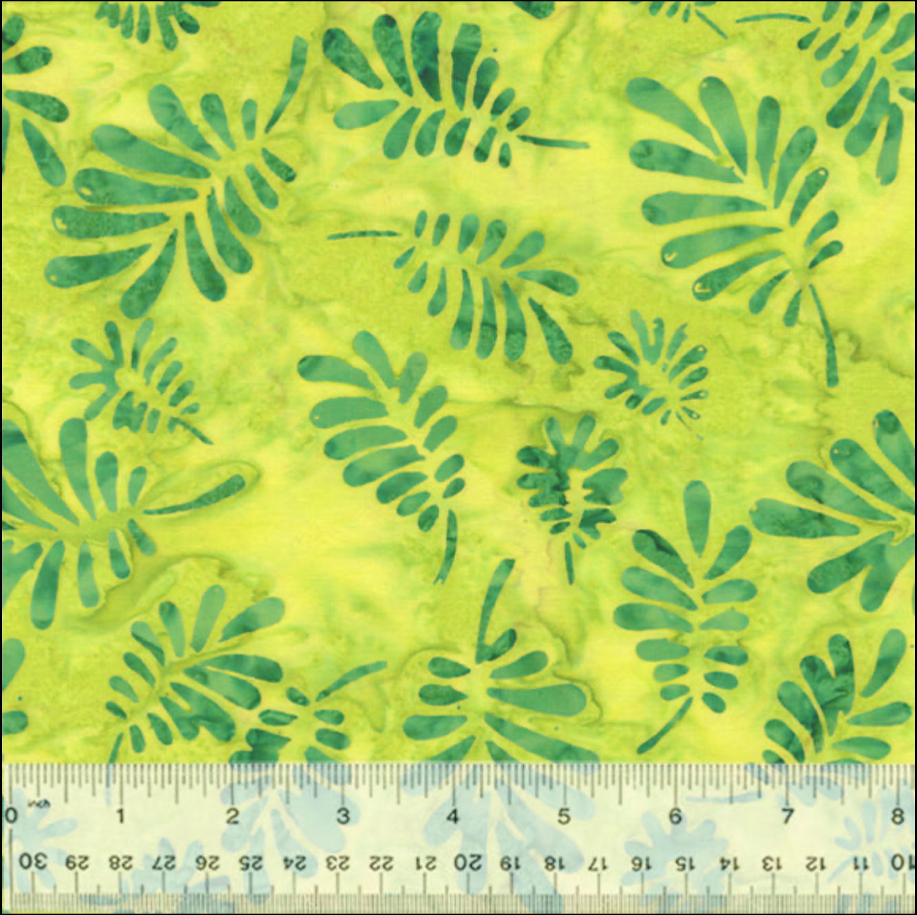 Splendor Quiltessentials 7 Batiks par Anthology Fabrics : Palms Green 447Q-2