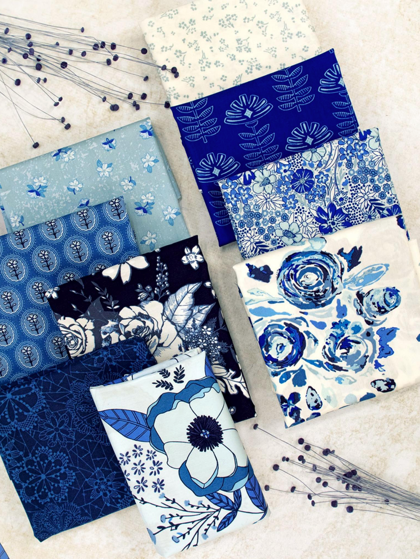 True Blue by Maureen Cracknell  : Filtered Sunshine Quilt Kit