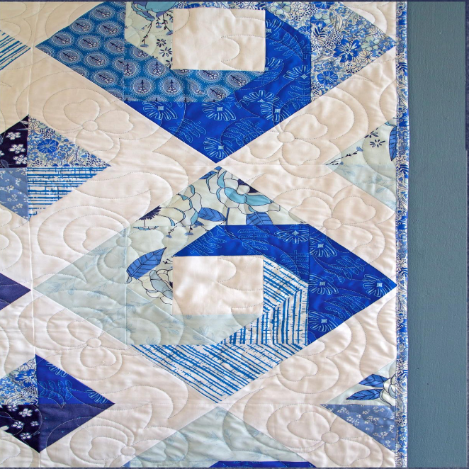 True Blue by Maureen Cracknell  : Hurrication Quilt Kit