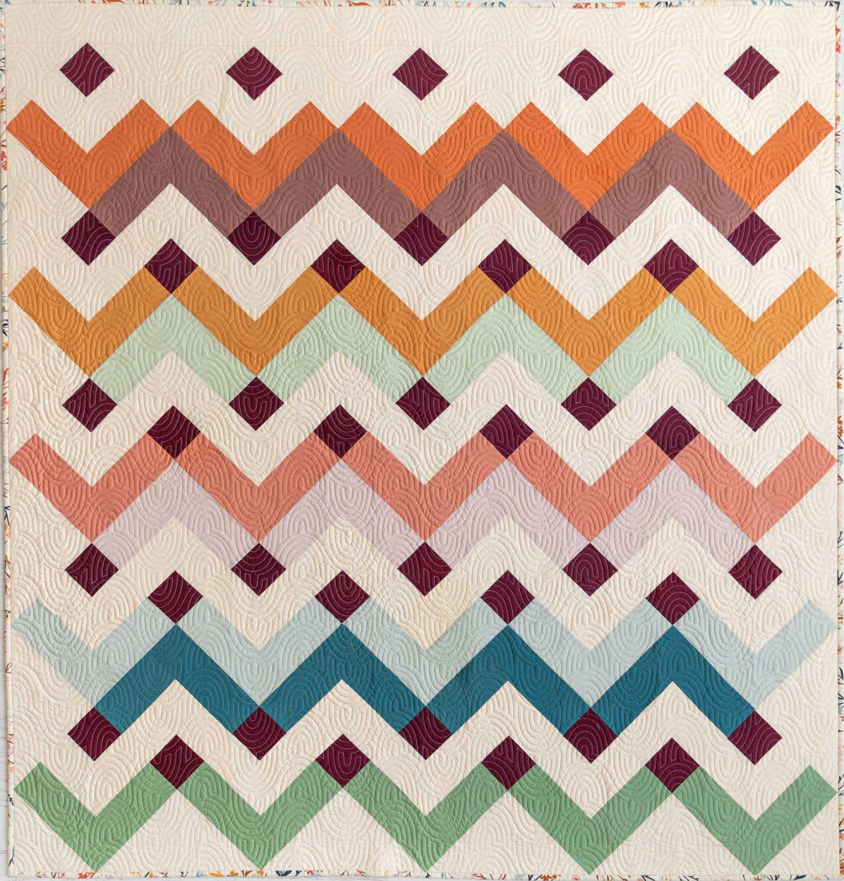Duval Signature Solids by Suzy Quilts : Thrive Quilt Kit