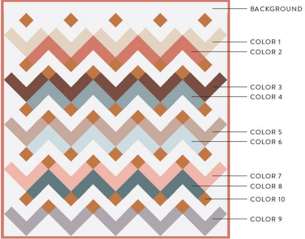 Duval Signature Solids by Suzy Quilts : Thrive Quilt Kit