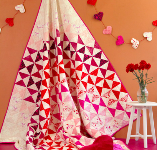 Luminous Quilt Kit featuring Love Struck by AGF Studio