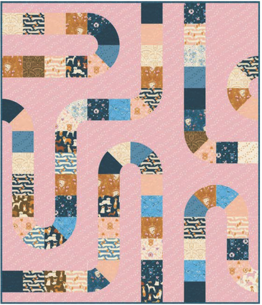Pre-Order Dog Park by Sarah Watts -  Game Night in Dog Park Quilt Kit