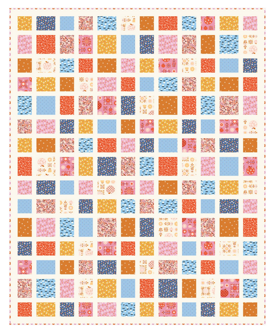 Tidy Tiles Quilt Kit featuring Ruby Star Society Prints