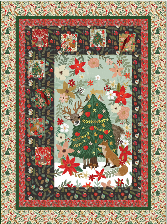 Christmas Spirit by Mia Charro - Jollity Quilt Kit
